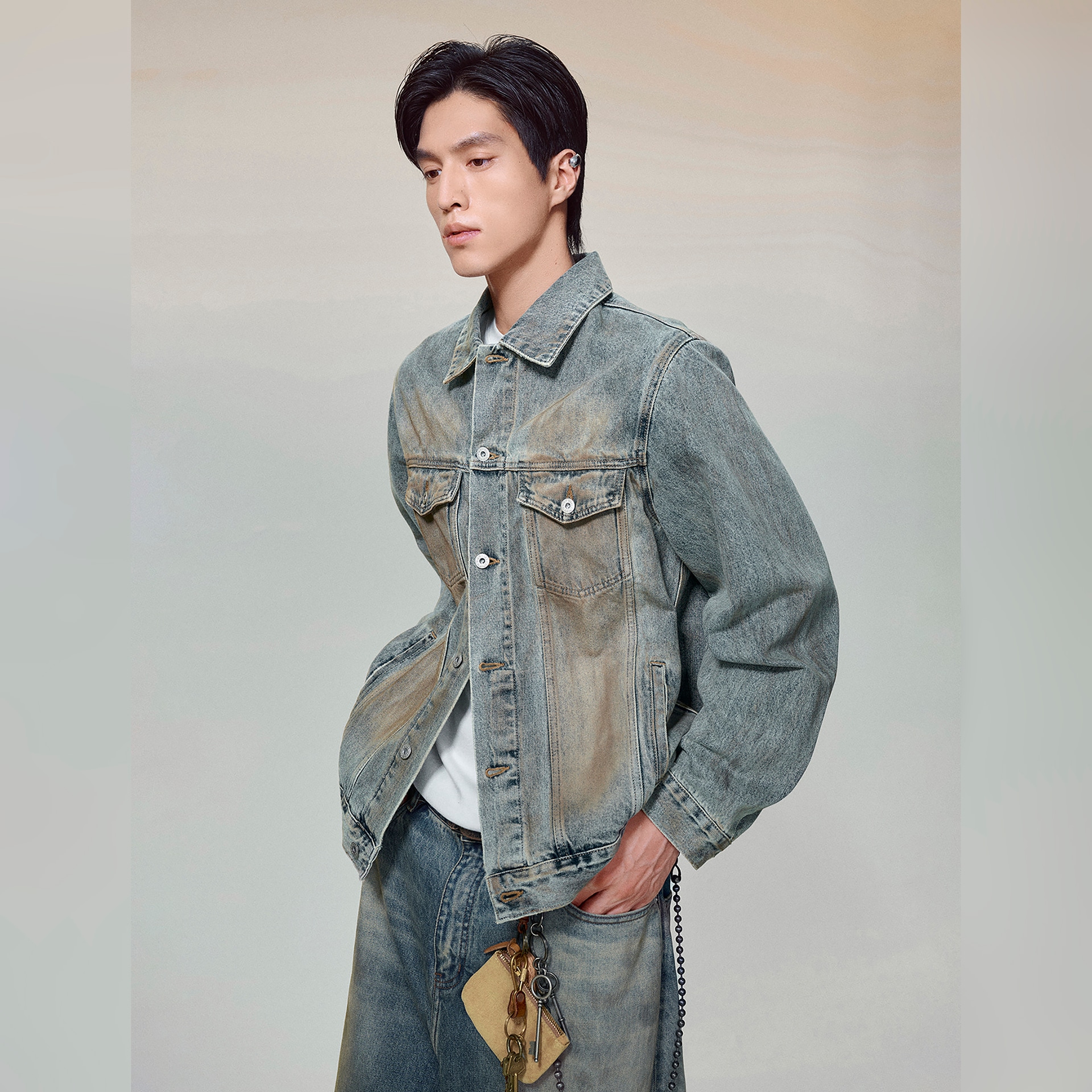 Haonanhuang Denim Jacket Blue — фото 1