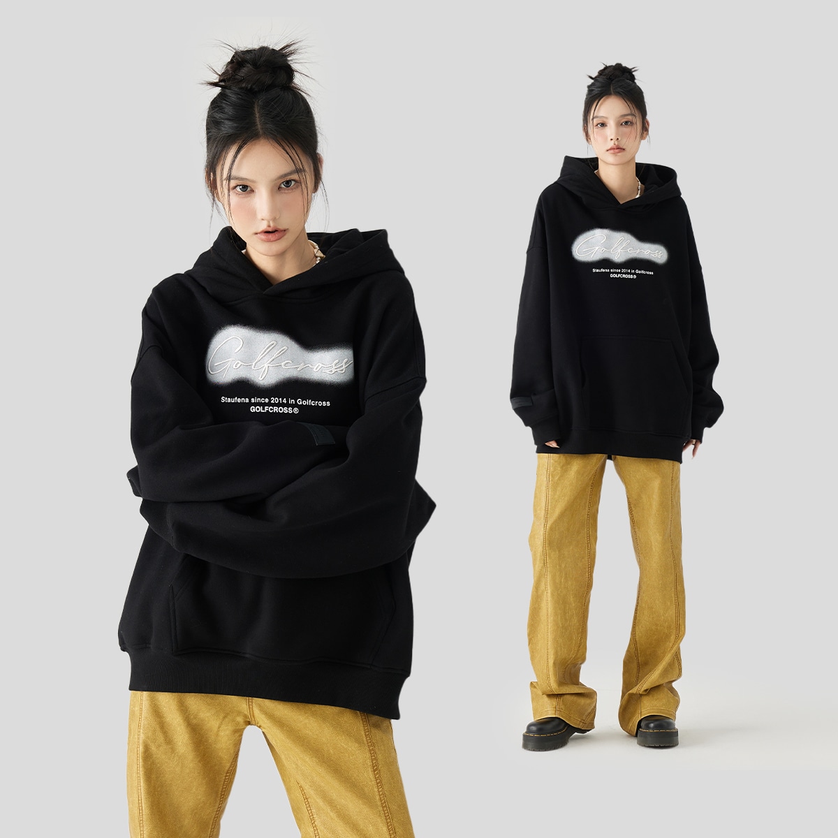 Golfcross Basic Colorblock Hoodie — фото 10