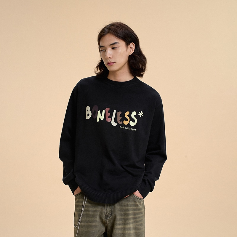 Boneless Logo Pullover Black — фото 5