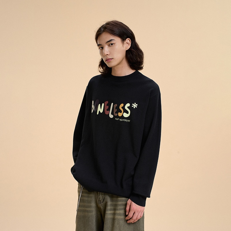 Boneless Logo Pullover Black — фото 2