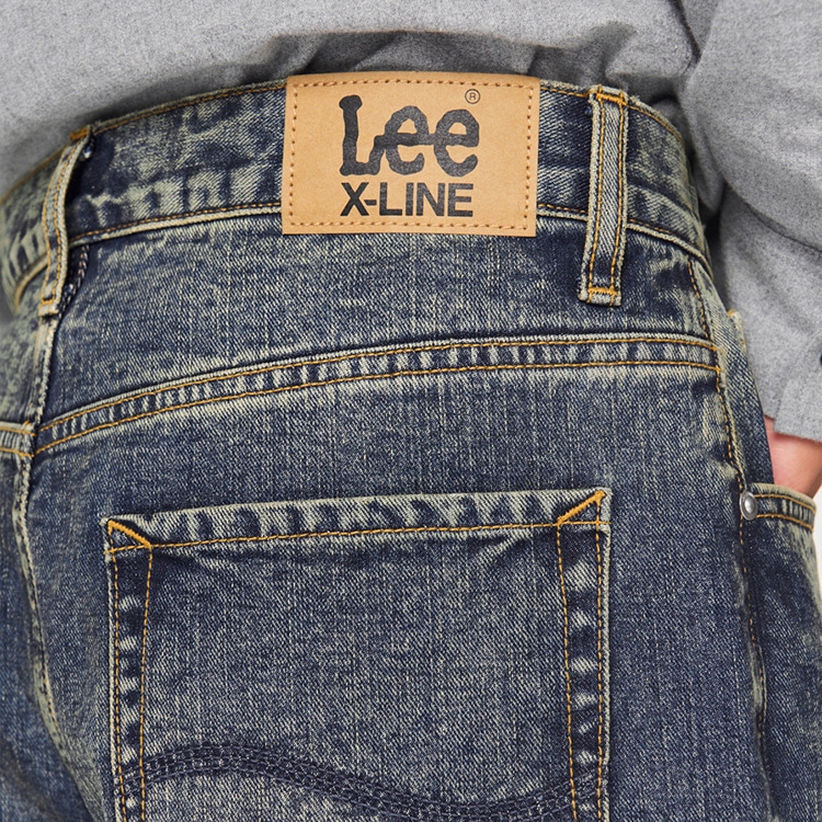 Lee FW24 Loose Straight Leg Mid Blue Jeans — фото 7