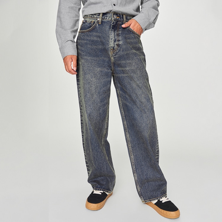 Lee FW24 Loose Straight Leg Mid Blue Jeans — фото 3