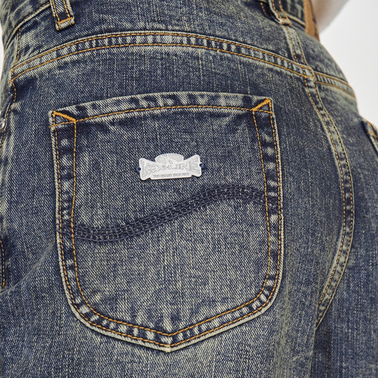 Lee FW24 Loose Straight Leg Mid Blue Jeans — фото 6
