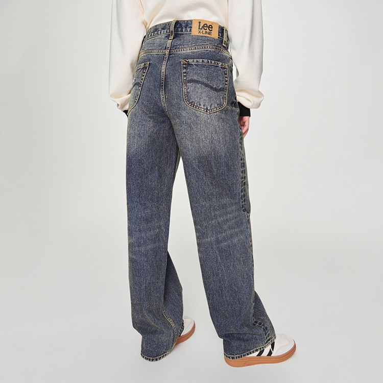 Lee FW24 Loose Straight Leg Mid Blue Jeans — фото 5