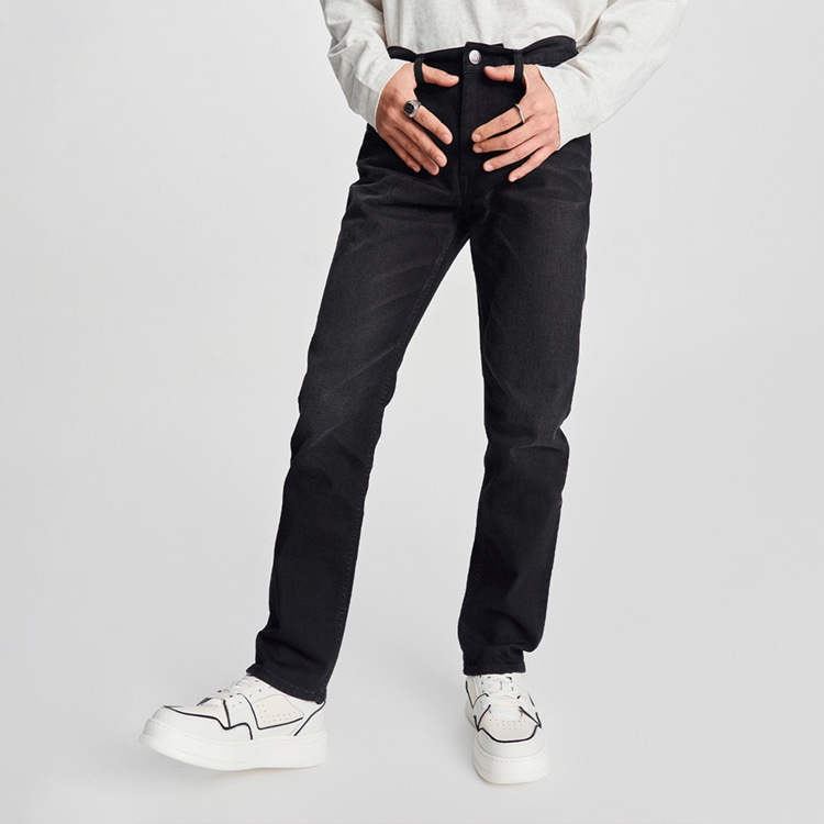 Lee 726 Black Wash Jeans — фото 5