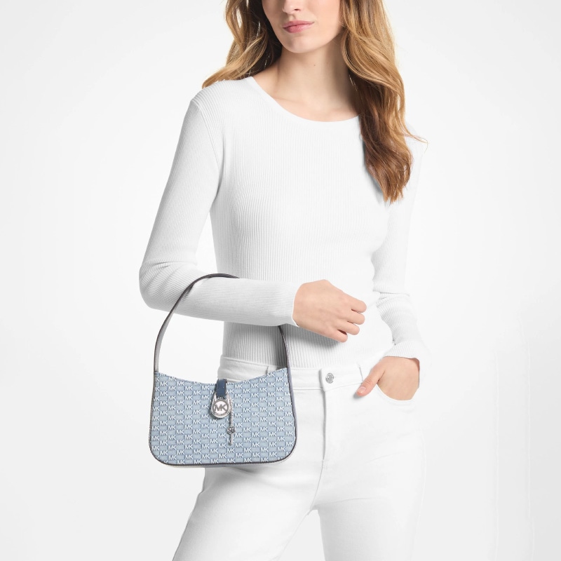 Michael Kors Small Denim Shoulder Bag — фото 3