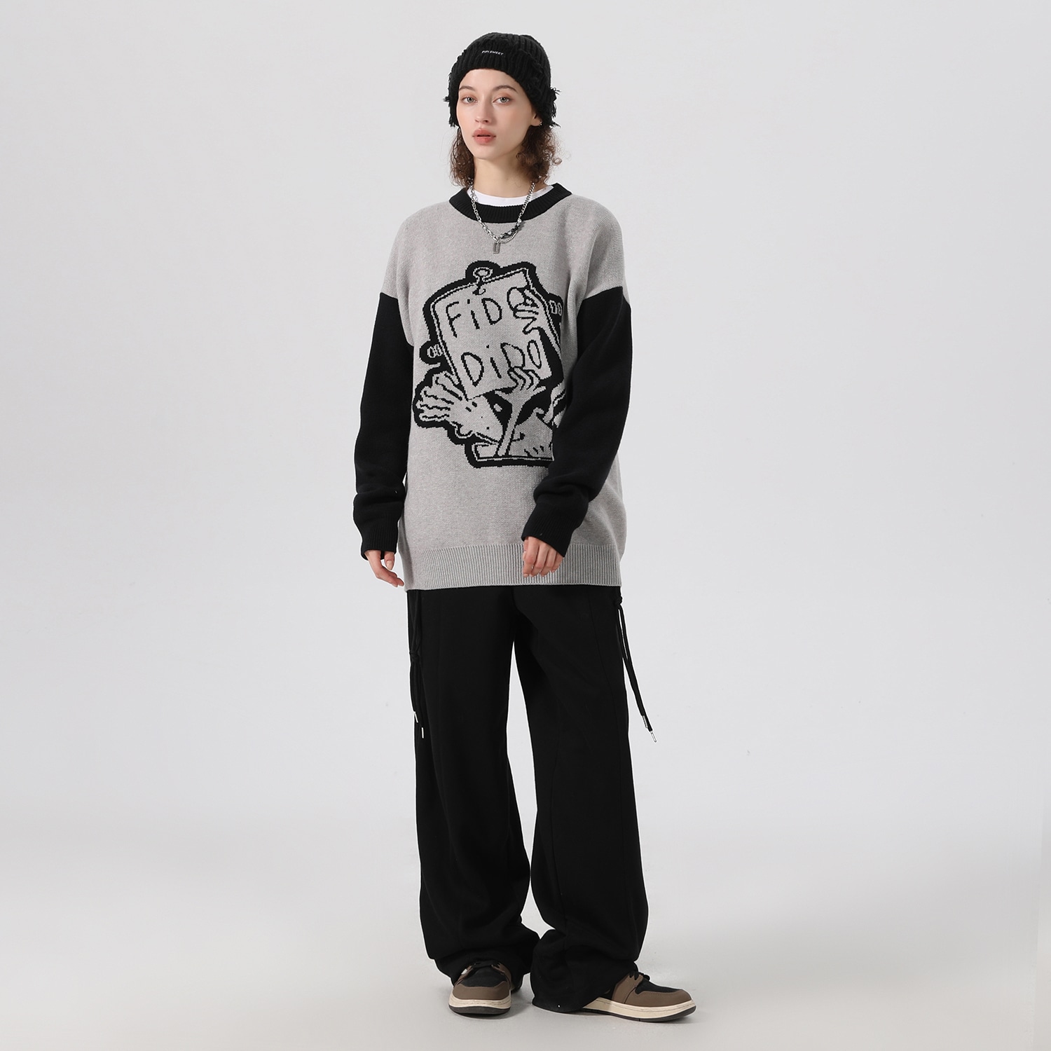 Fido Dido Logo Knit Sweater — фото 8