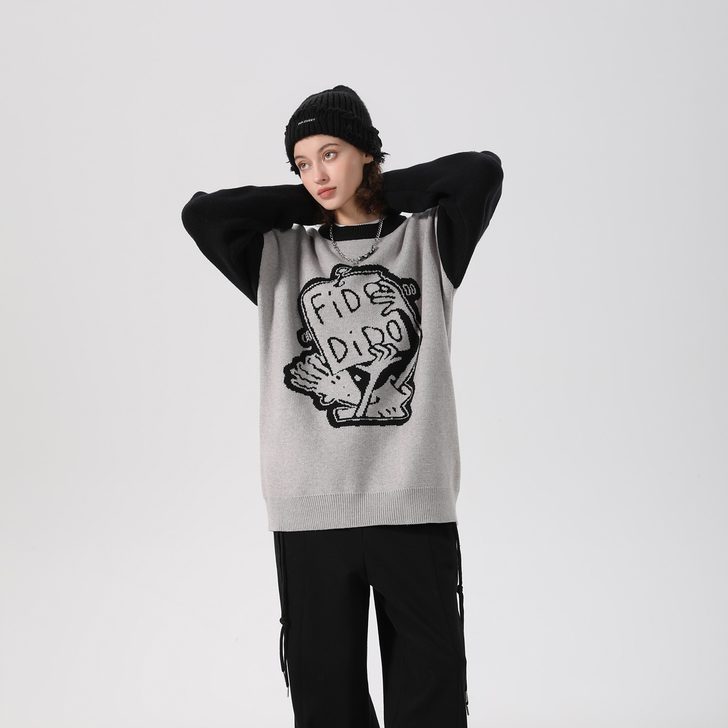 Fido Dido Logo Knit Sweater — фото 7