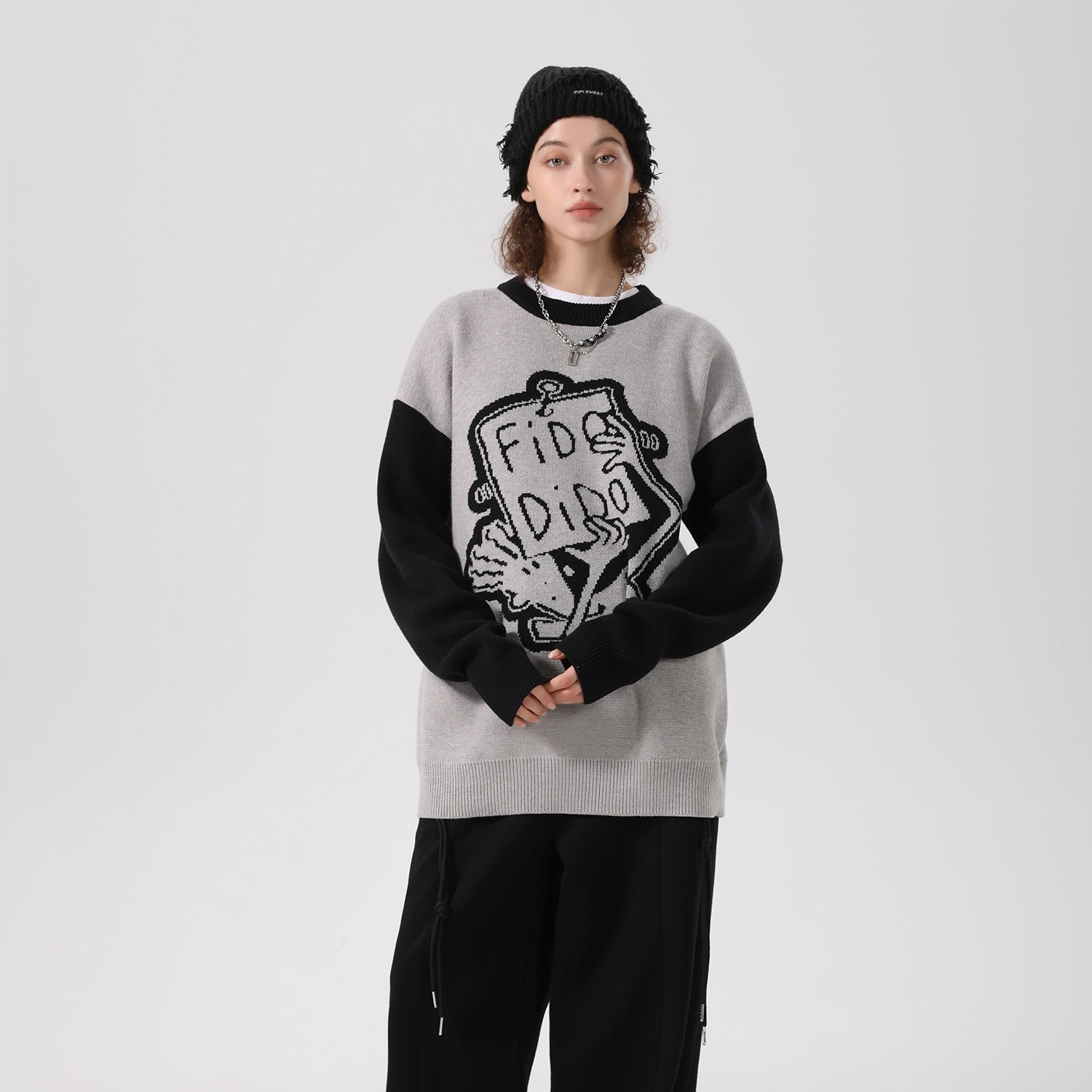 Fido Dido Logo Knit Sweater — фото 4