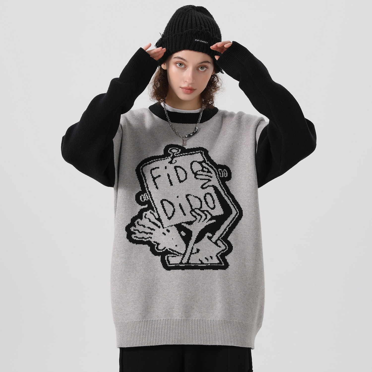 Fido Dido Logo Knit Sweater — фото 6