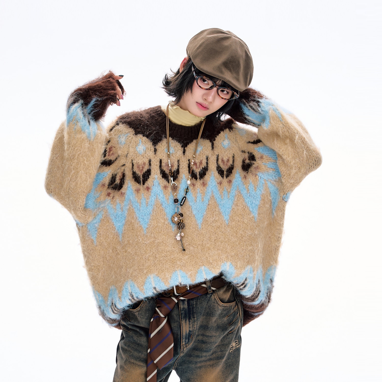 Bjhg Amber Glow Fair Isle Sweater — фото 2