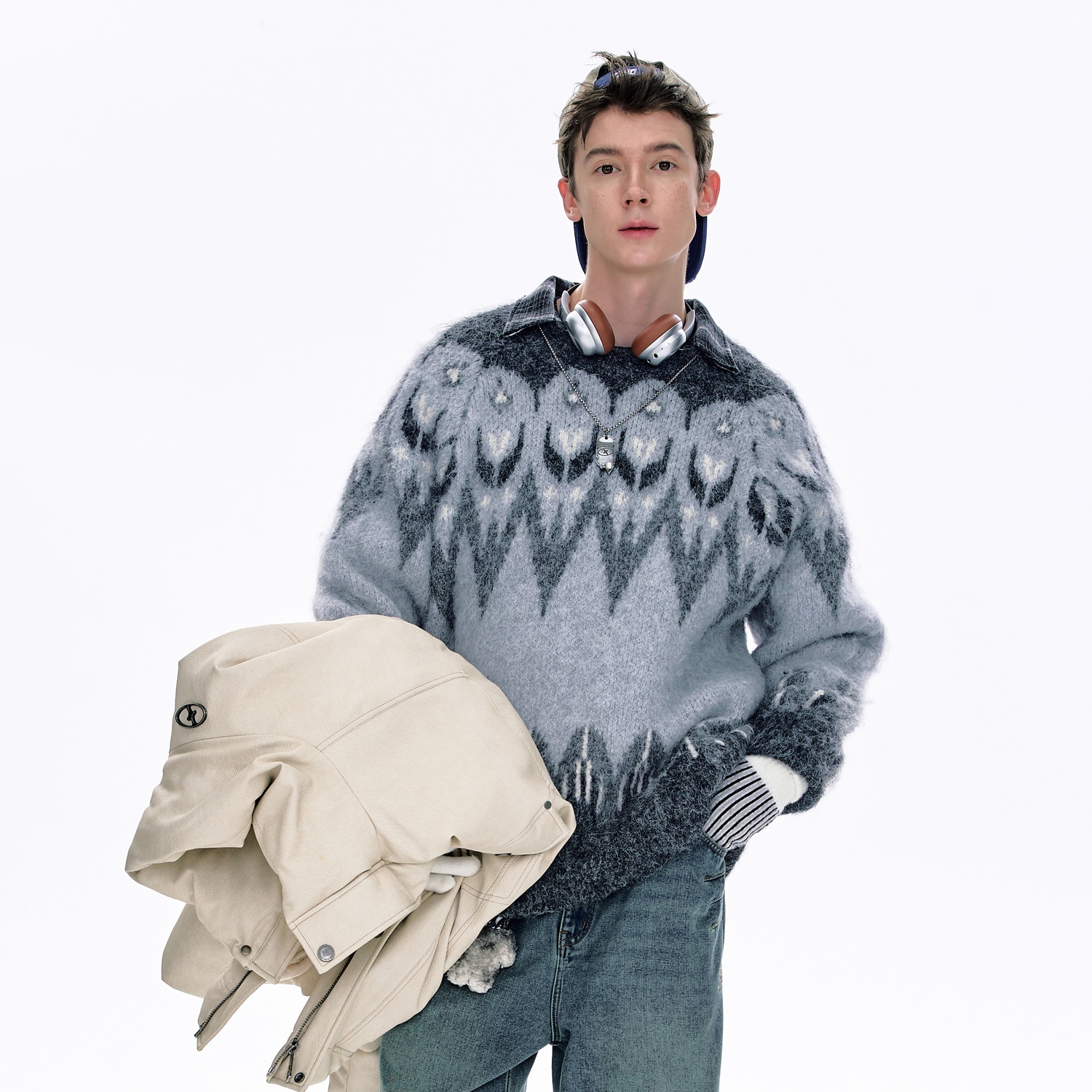 Bjhg Amber Glow Fair Isle Sweater — фото 8