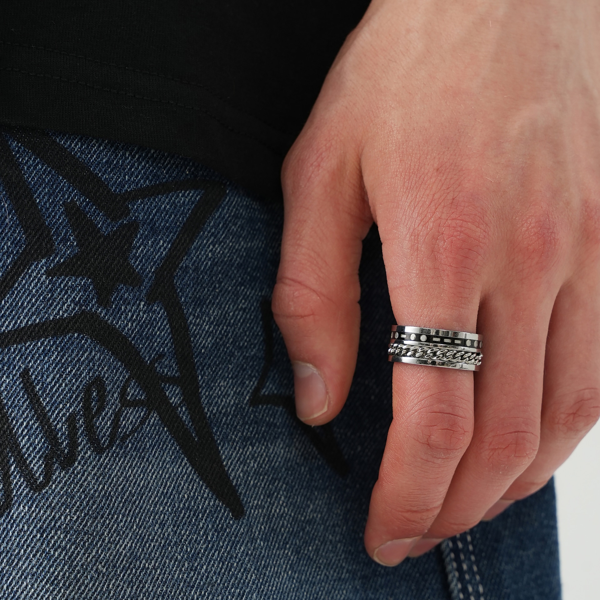 Bjhg Titanium Steel Ring — фото 1