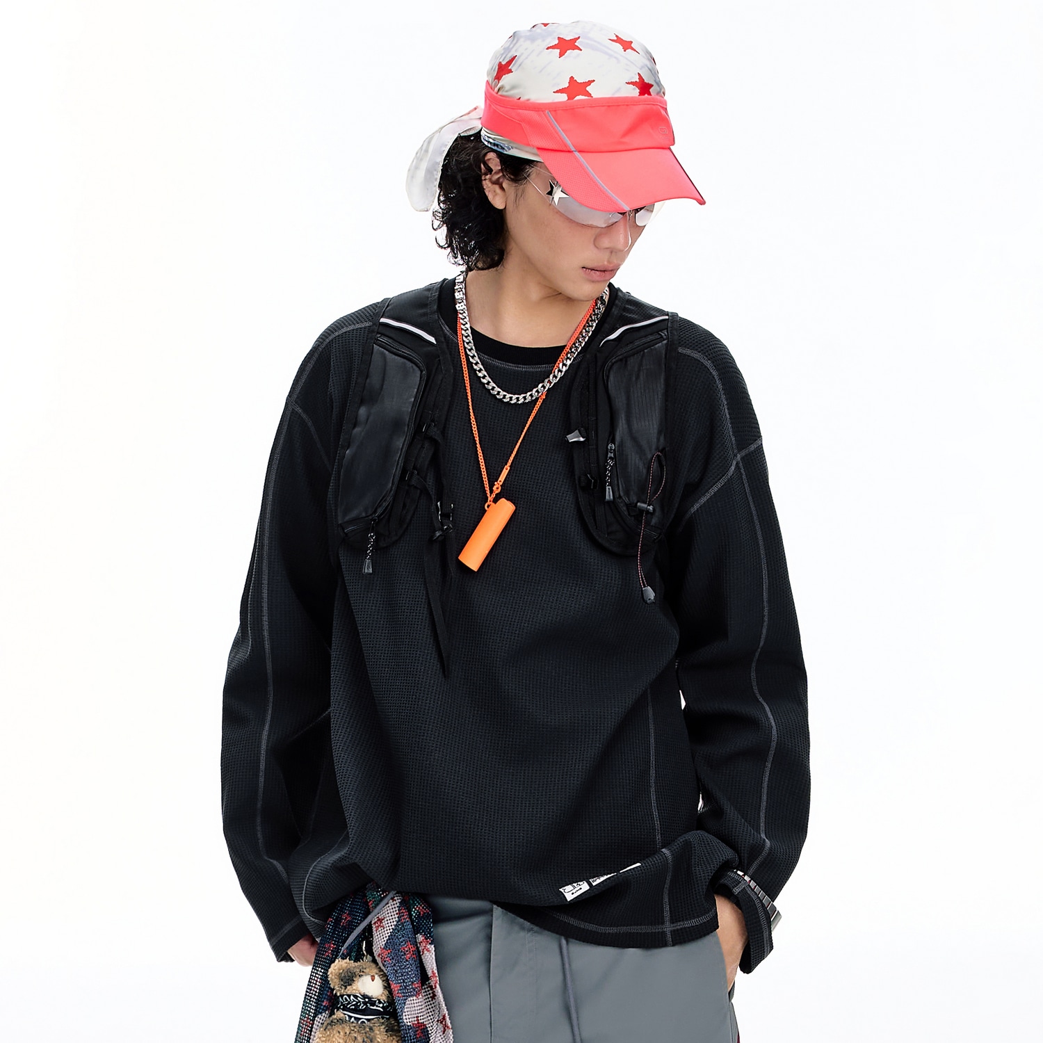 Bjhg Reckless Reflective Logo Long Sleeve Tee — фото 3