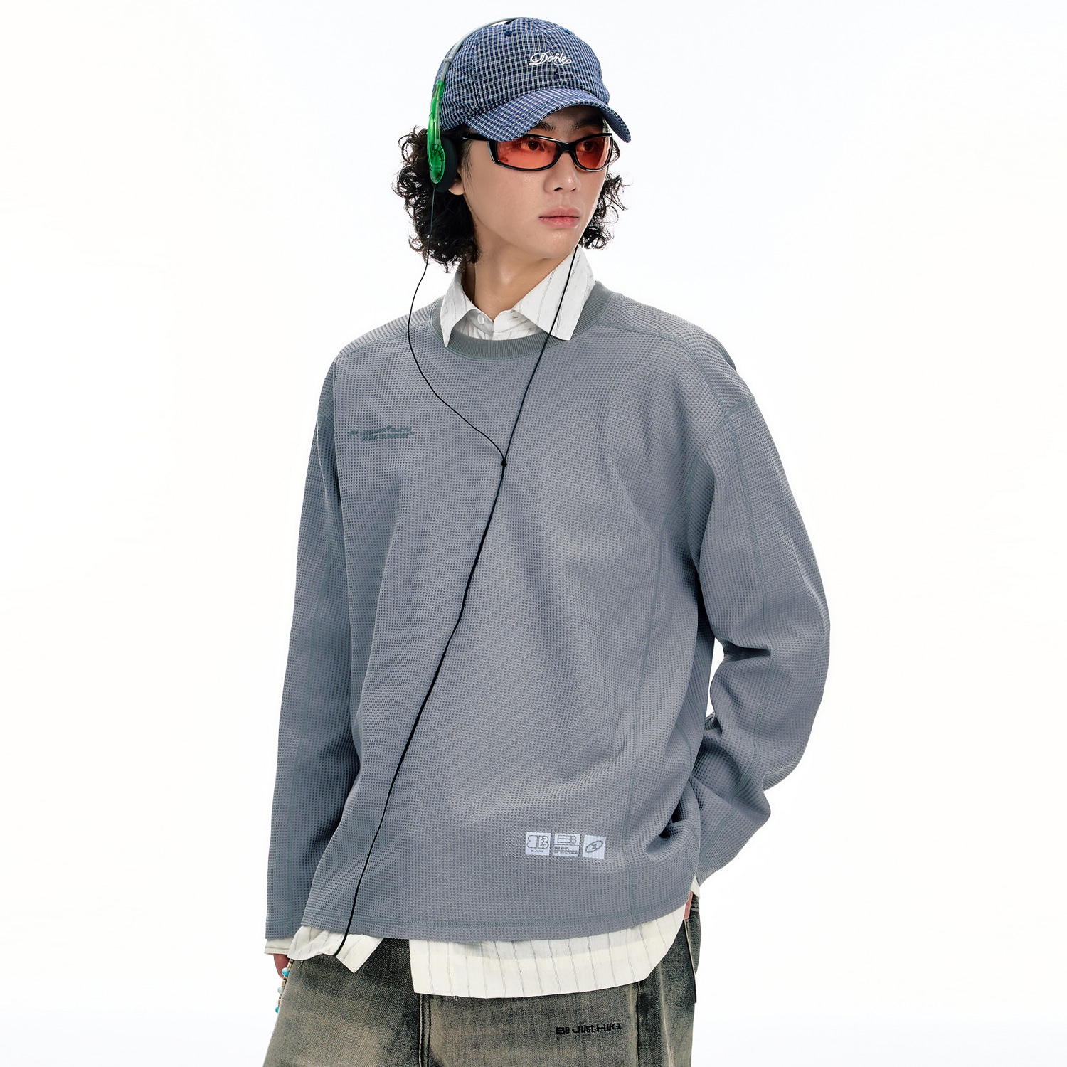 Bjhg Reckless Reflective Logo Long Sleeve Tee — фото 7