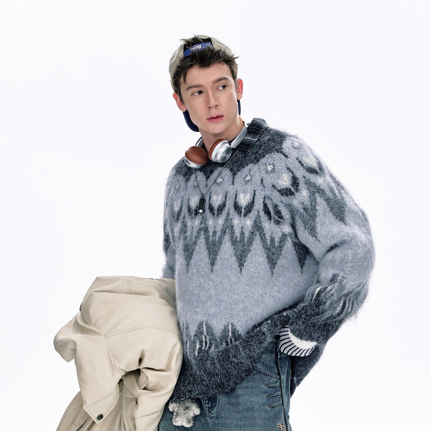 Bjhg Amber Glow Fair Isle Sweater — фото 7