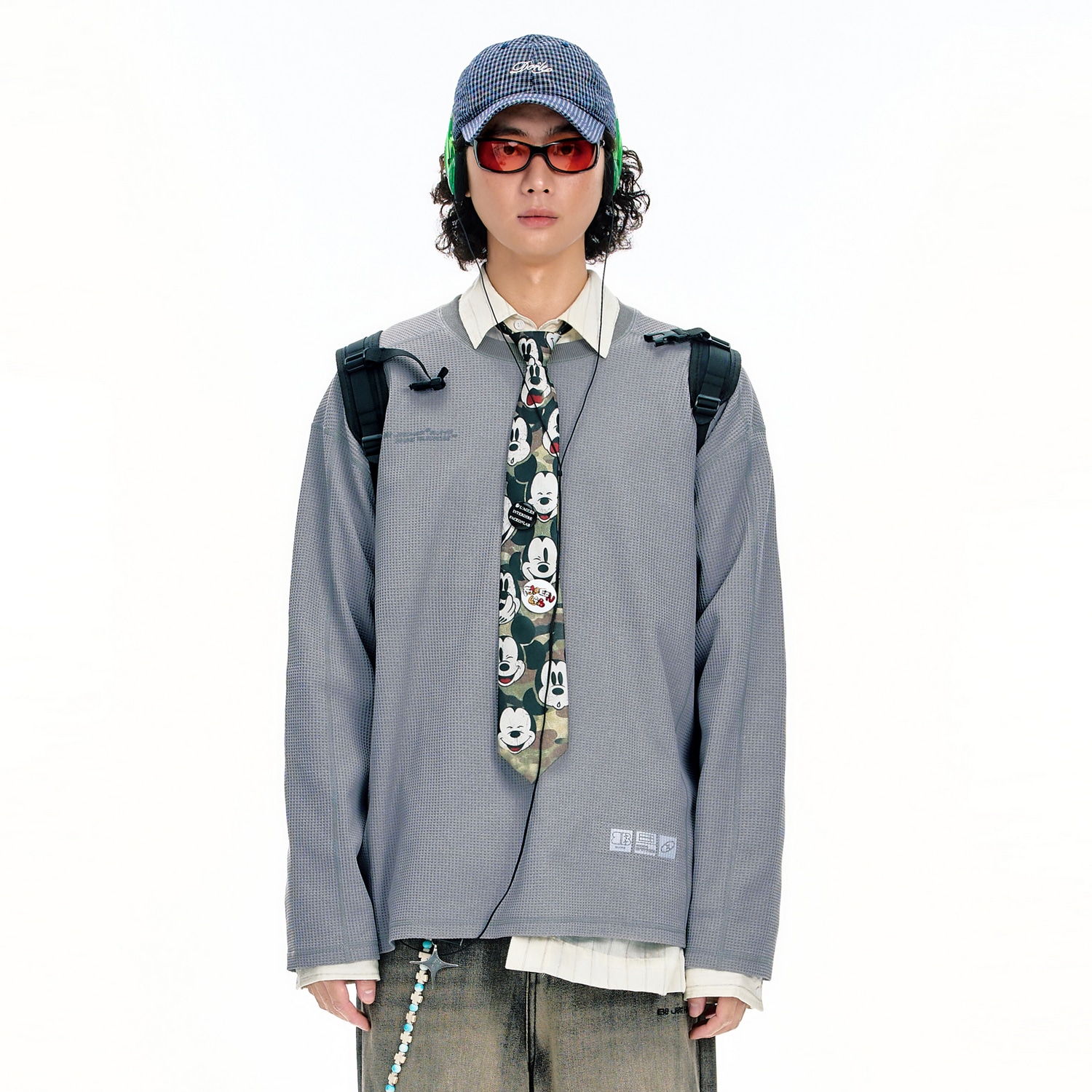 Bjhg Reckless Reflective Logo Long Sleeve Tee — фото 9