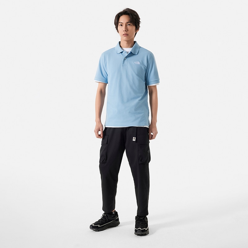 The North Face Polo Shirt Light Blue — фото 3