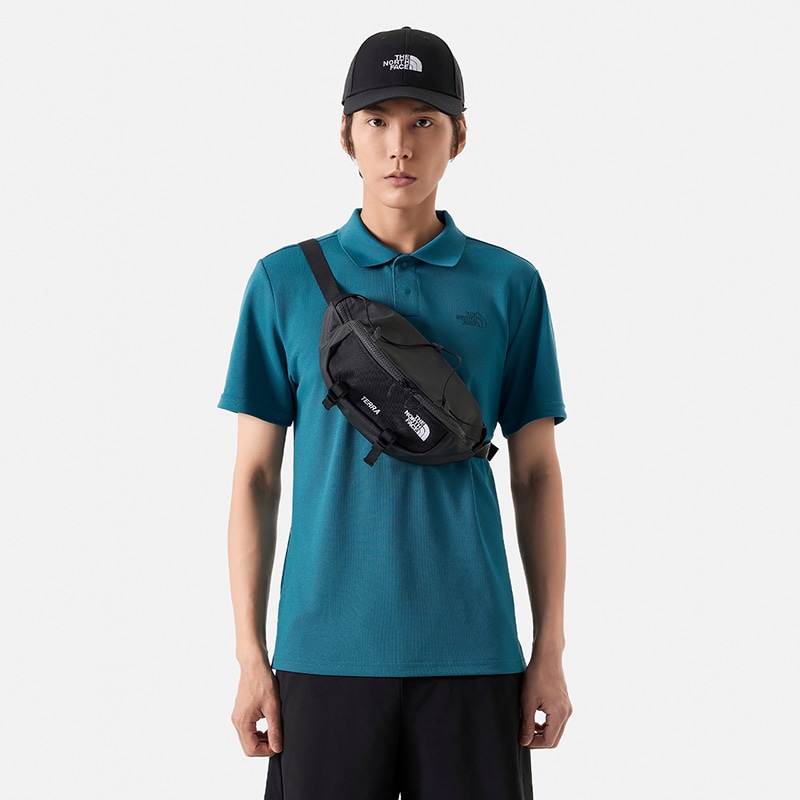 The North Face M Pique Polo Blue — фото 7