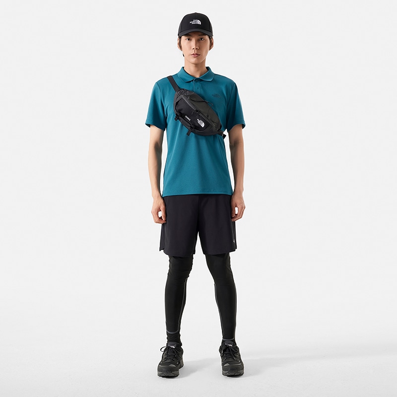 The North Face M Pique Polo Blue — фото 9
