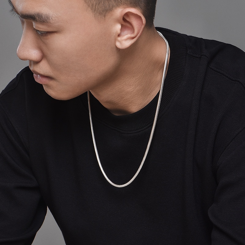 Ideagemer Snake Bone Chain Necklace — фото 4