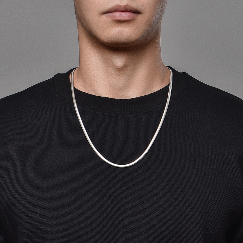 Ideagemer Snake Bone Chain Necklace — фото 2