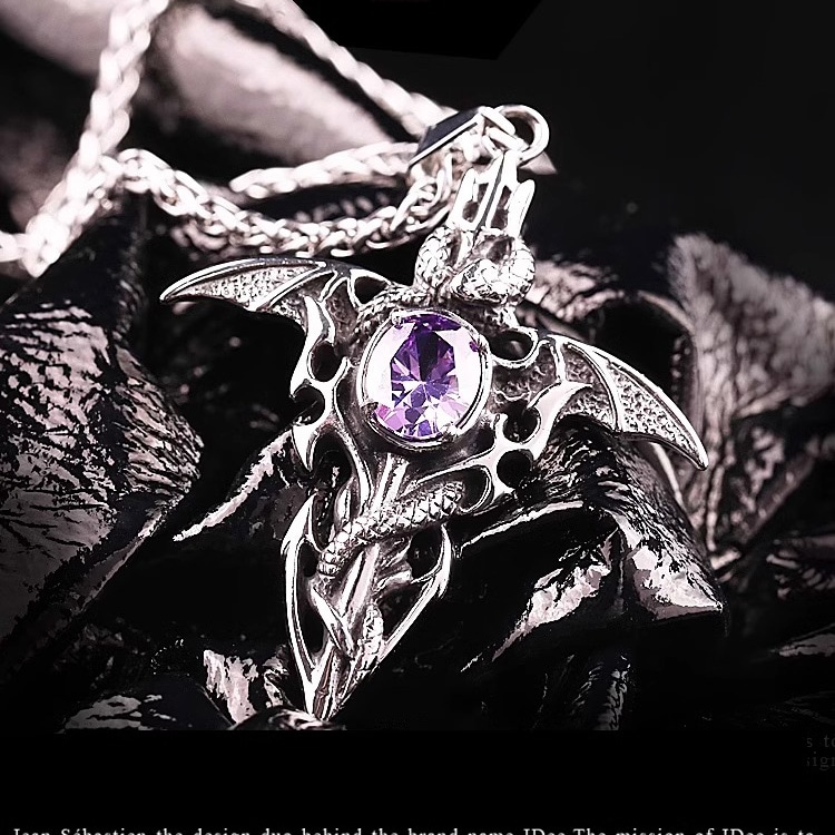Idee Creative Idea For You IDEE CREATIVE Cross Wings Necklace — фото 2