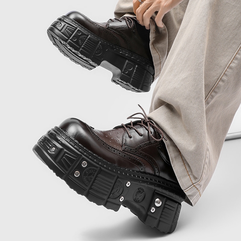 Dounkol Derby Thick Sole Studded Shoes — фото 9