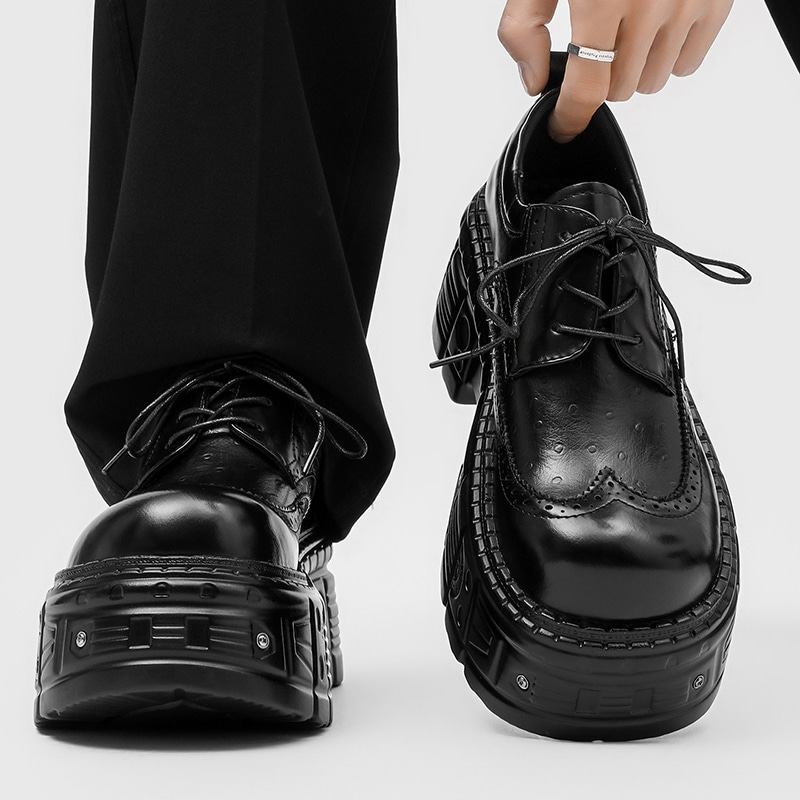 Dounkol Derby Thick Sole Studded Shoes — фото 4