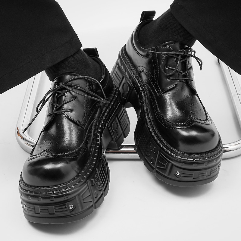 Dounkol Derby Thick Sole Studded Shoes — фото 6