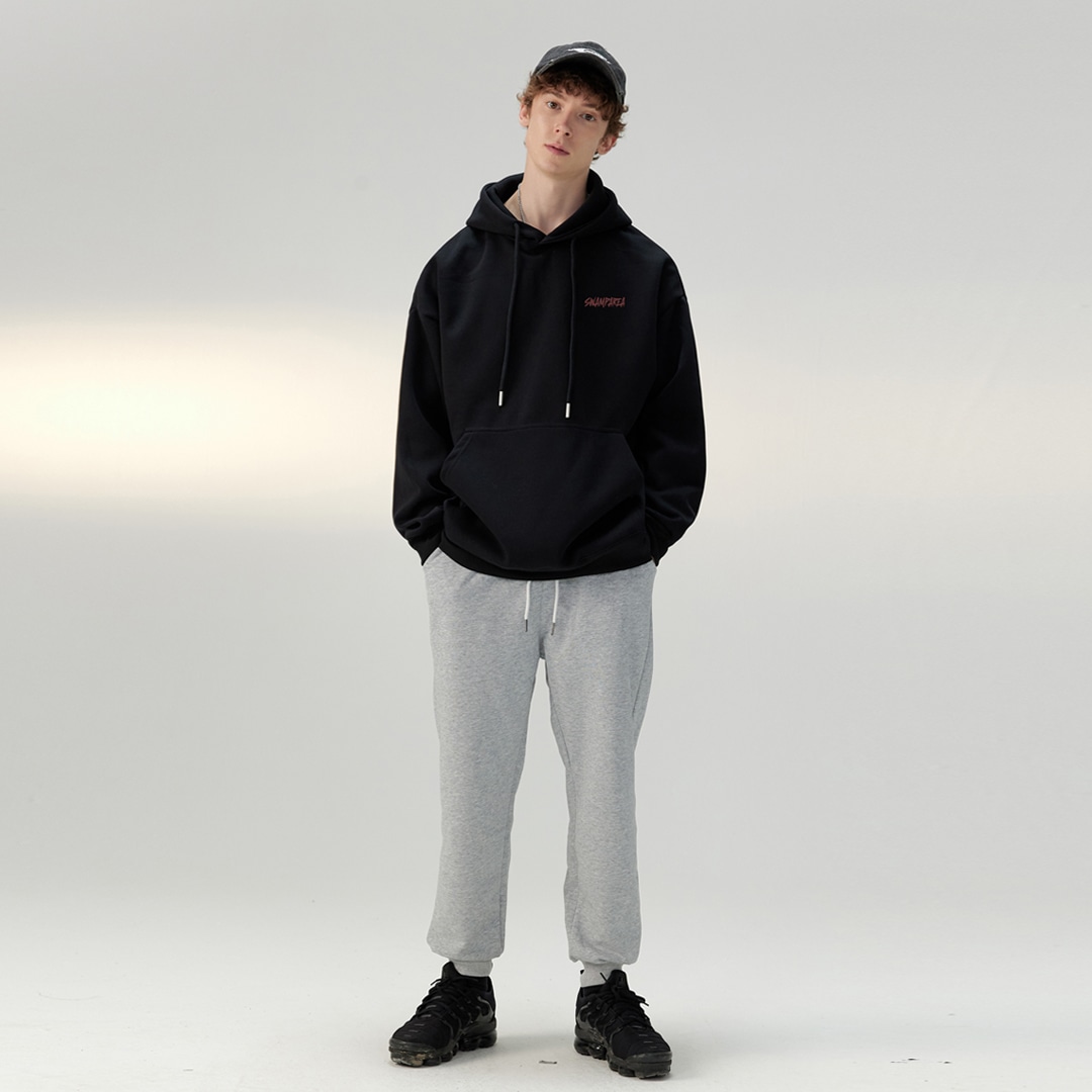 Swamp Area Spider Print Hoodie Black — фото 8