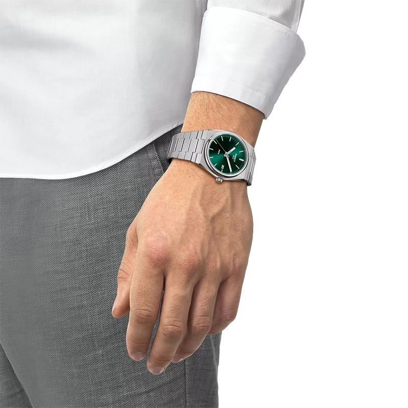 Tissot PRX Superplayer Quartz Green Steel — фото 5