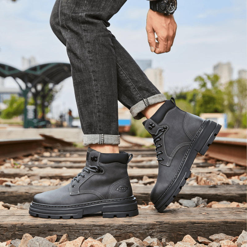 Dickies Martin Boots Black Grey — фото 7
