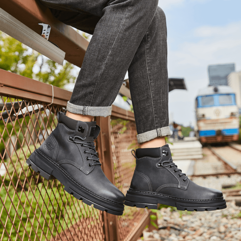 Dickies Martin Boots Black Grey — фото 6