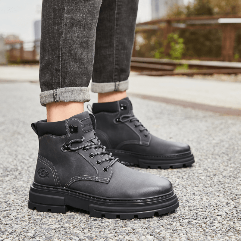 Dickies Martin Boots Black Grey — фото 5