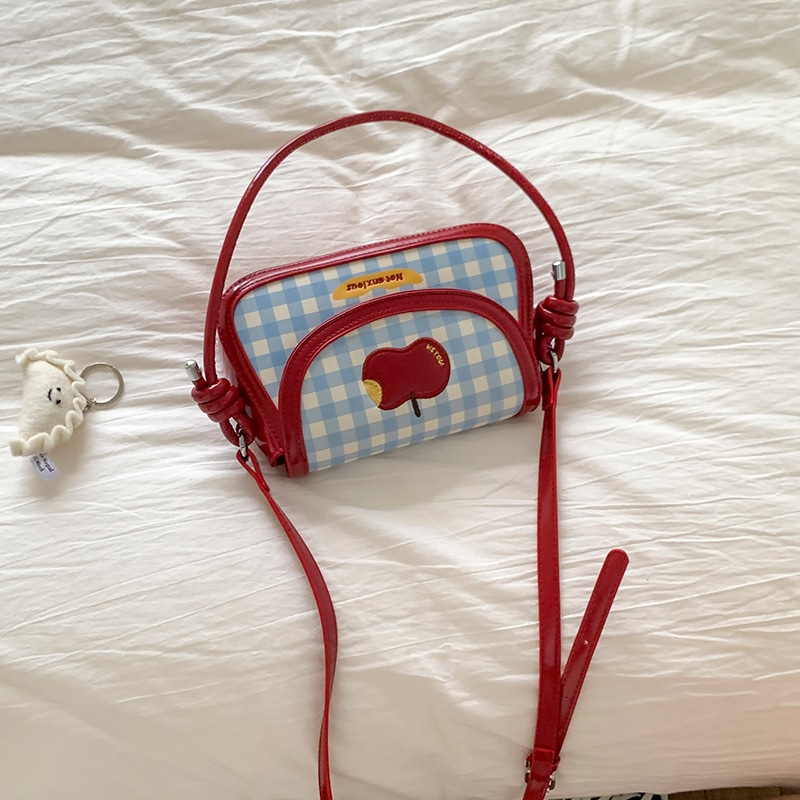 布依诺 Buyino Plaid Crossbody Bag — фото 5