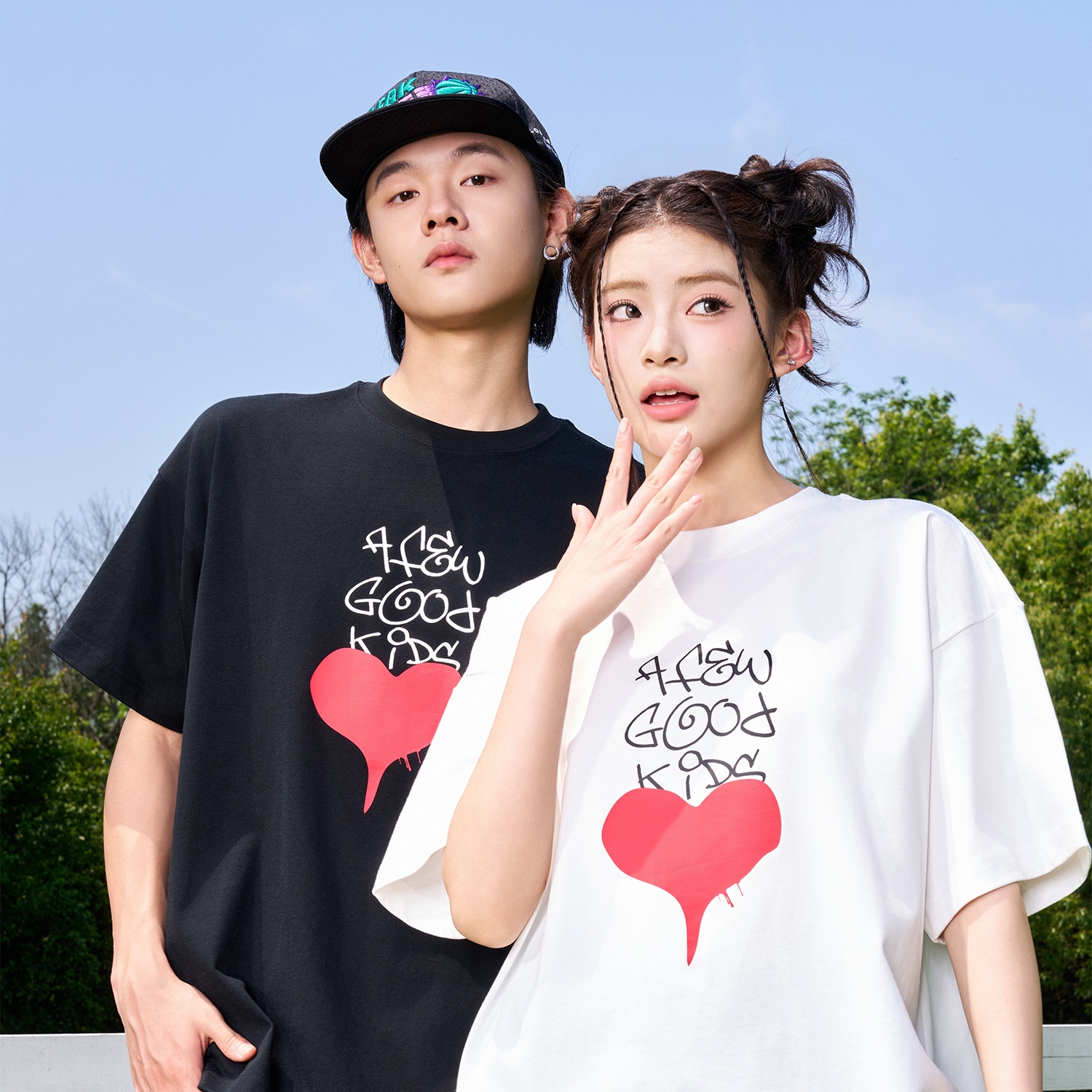 Afgk 24SS Valentine's Day Heart Graffiti Tee — фото 4