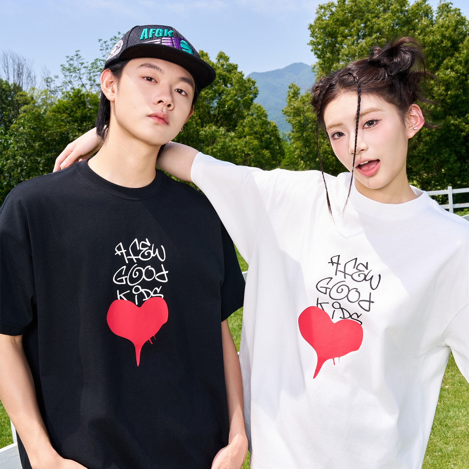 Afgk 24SS Valentine's Day Heart Graffiti Tee — фото 6