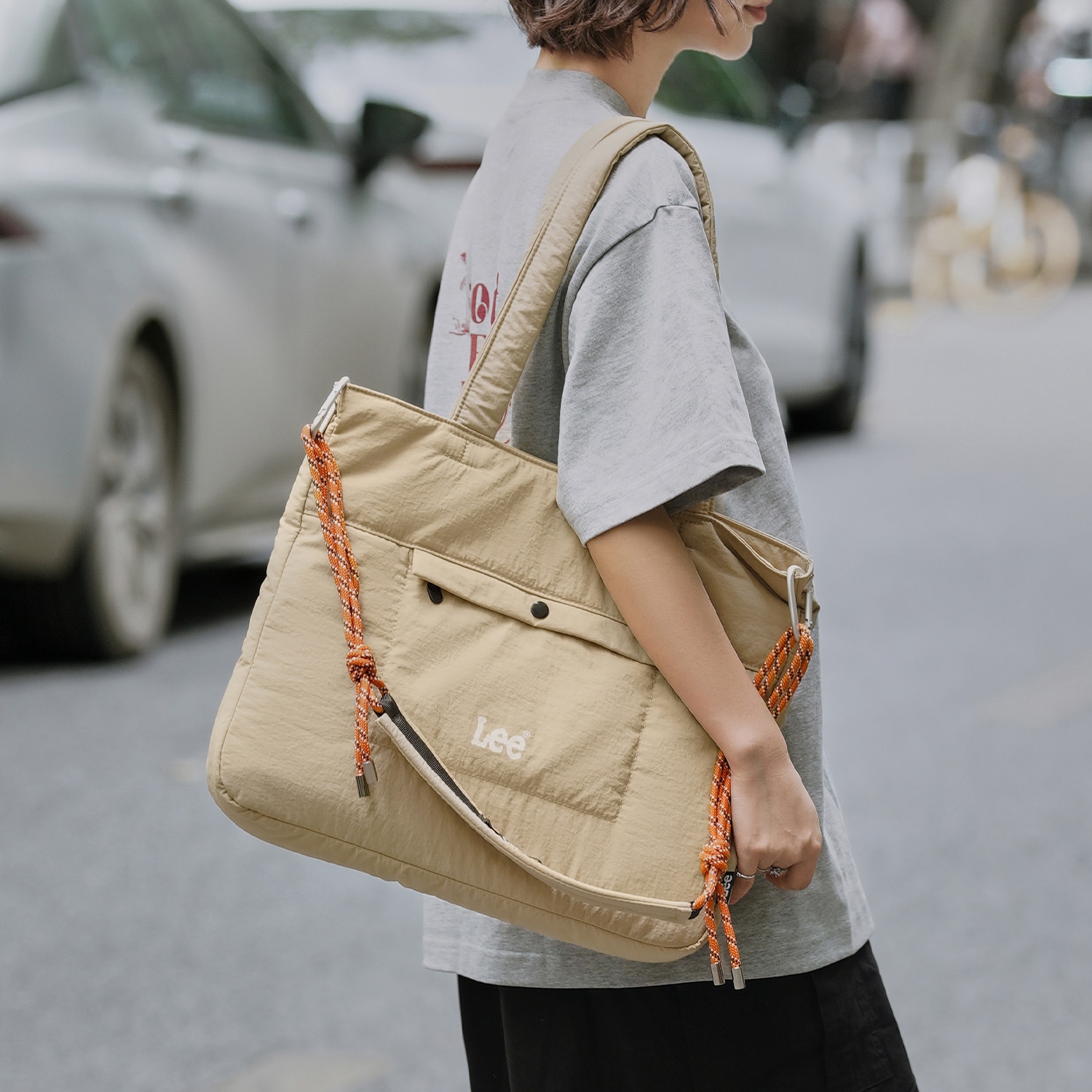 Lee Crossbody Bag Khaki — фото 3