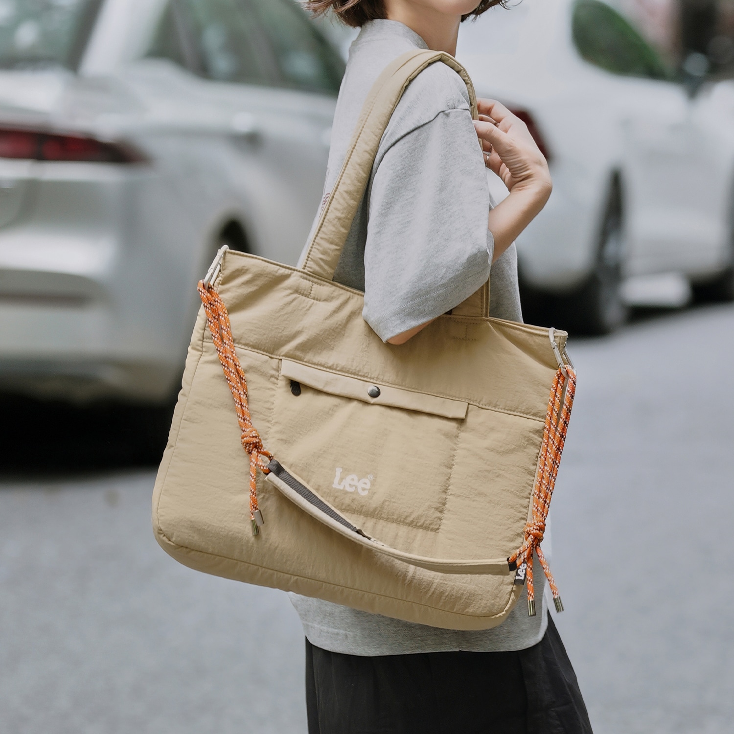 Lee Crossbody Bag Khaki — фото 4