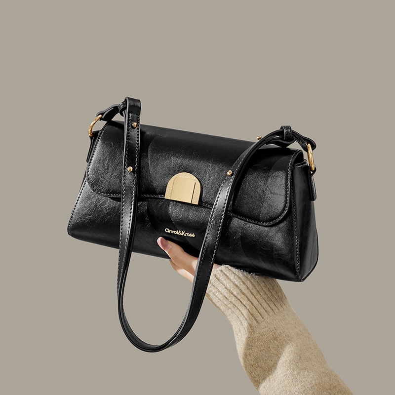 Cinvaikrose Baguette Bag Coffee/Black — фото 6