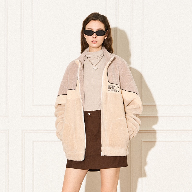 Empty Reference Fleece Jacket Grey Khaki — фото 4