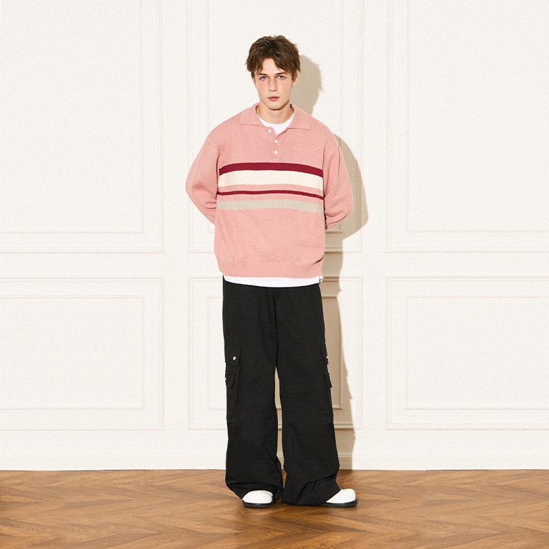 Empty Reference Striped Polo Knit — фото 2