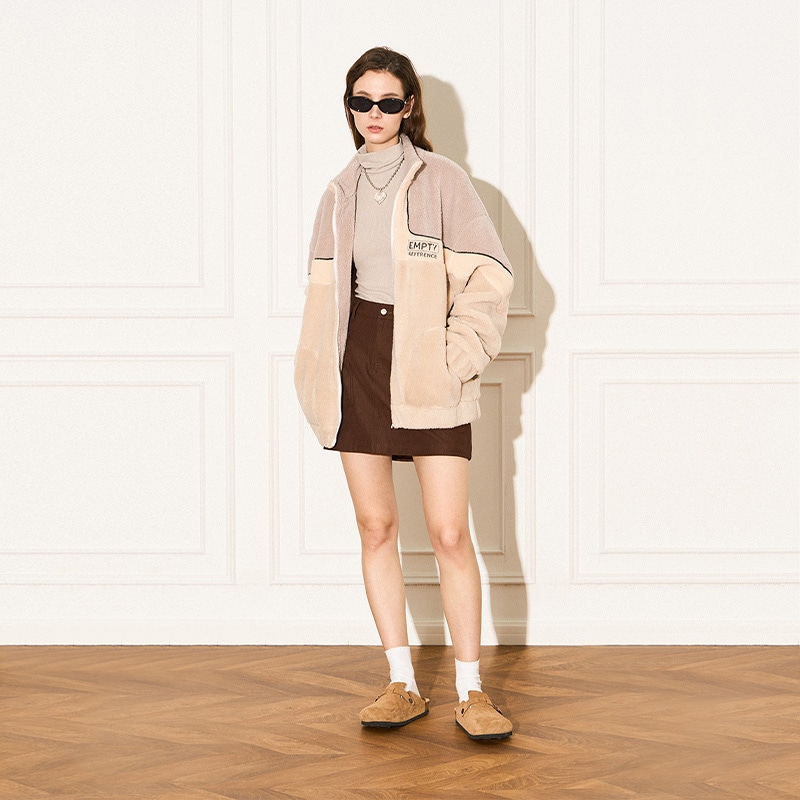 Empty Reference Fleece Jacket Grey Khaki — фото 5