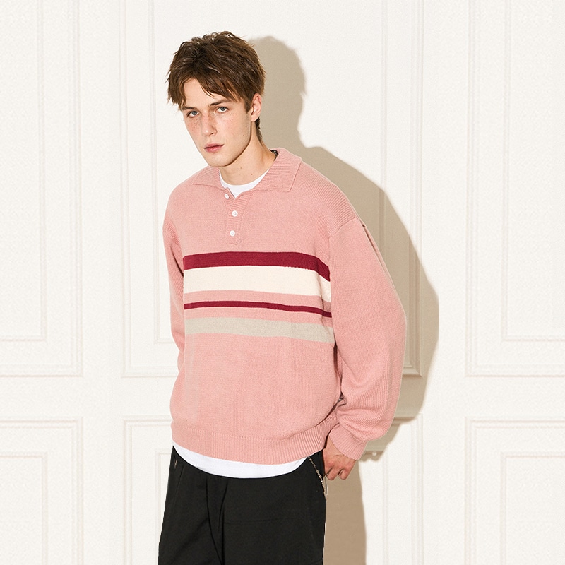 Empty Reference Striped Polo Knit — фото 3