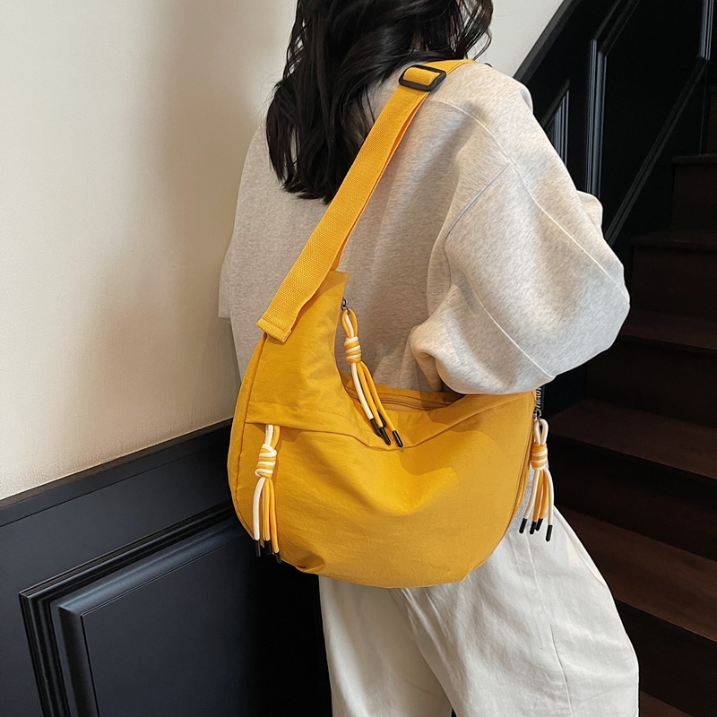 Ouzihuang Canvas Shoulder Bag — фото 5