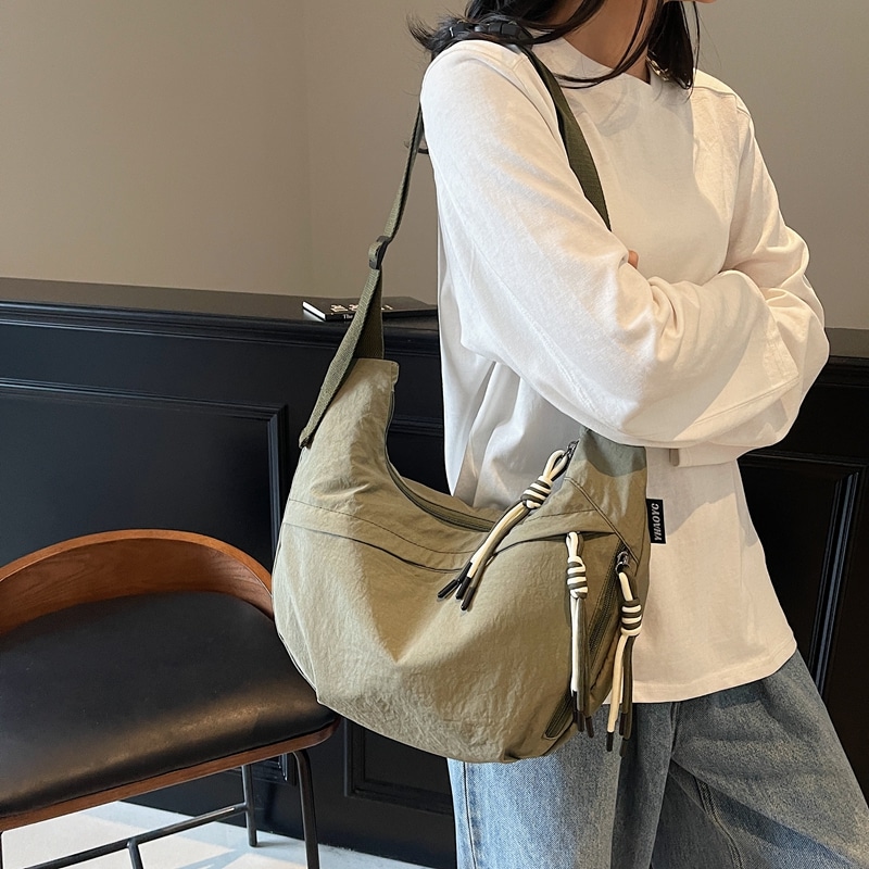 Ouzihuang Canvas Shoulder Bag — фото 7