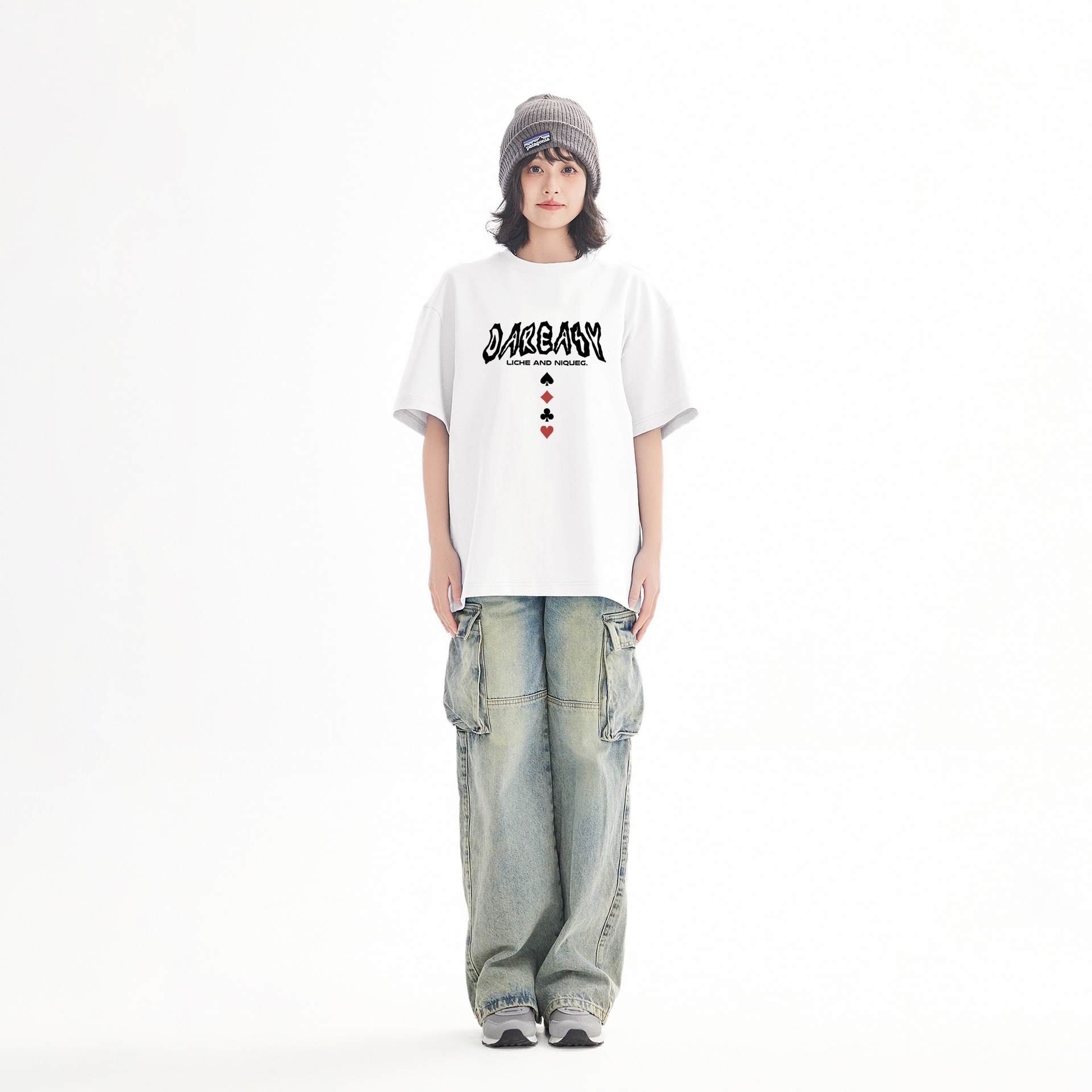 Dareasy Poker Print T-Shirt — фото 4