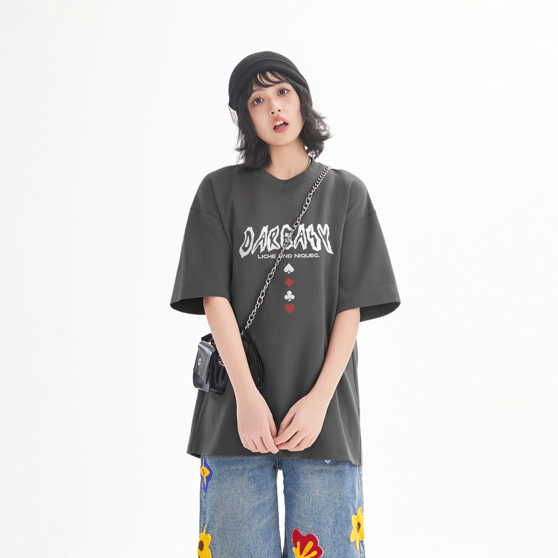 Dareasy Poker Print T-Shirt — фото 8