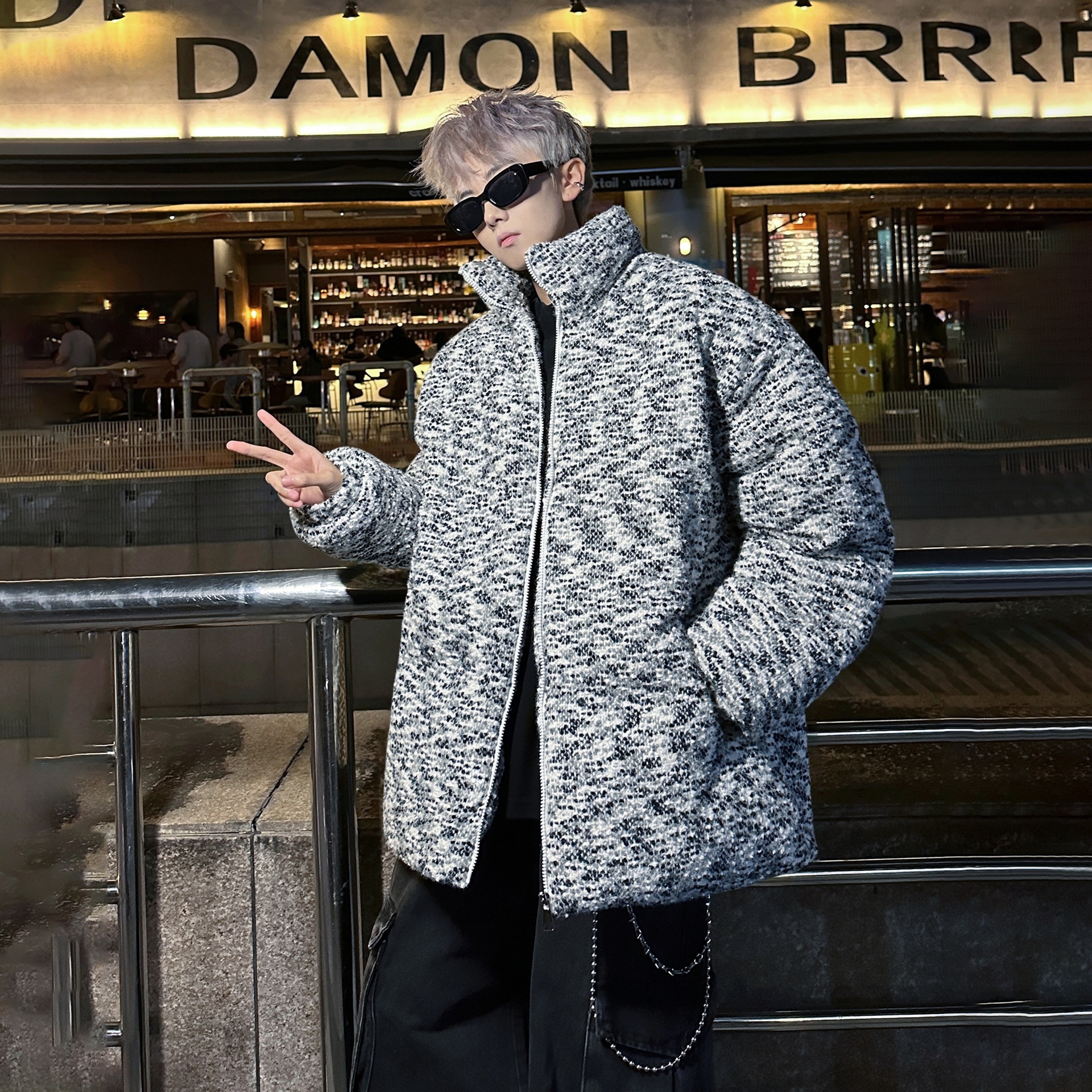 Dareasy Ice Cream Dot Puffer Jacket — фото 9
